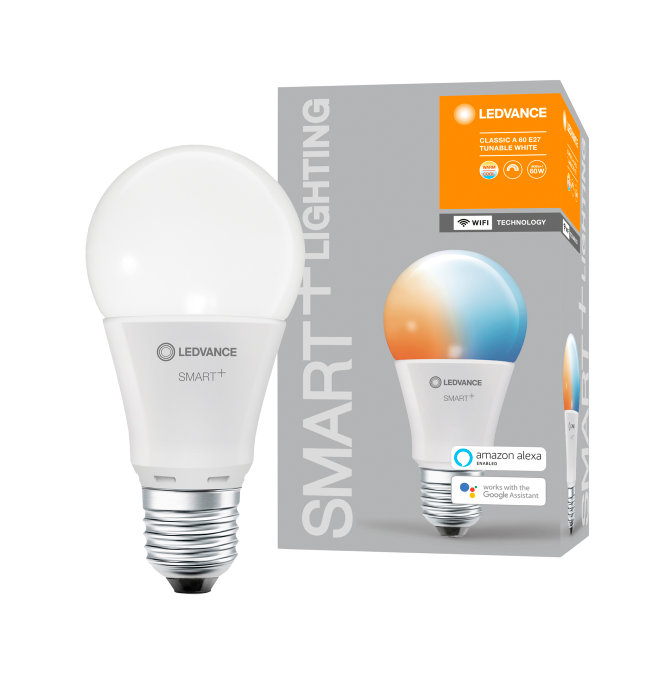 Ledvance SMART+ standard pære hvit E27 9 W